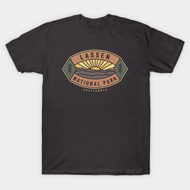 Lassen National Park Logo T-Shirt by Spatium Natura